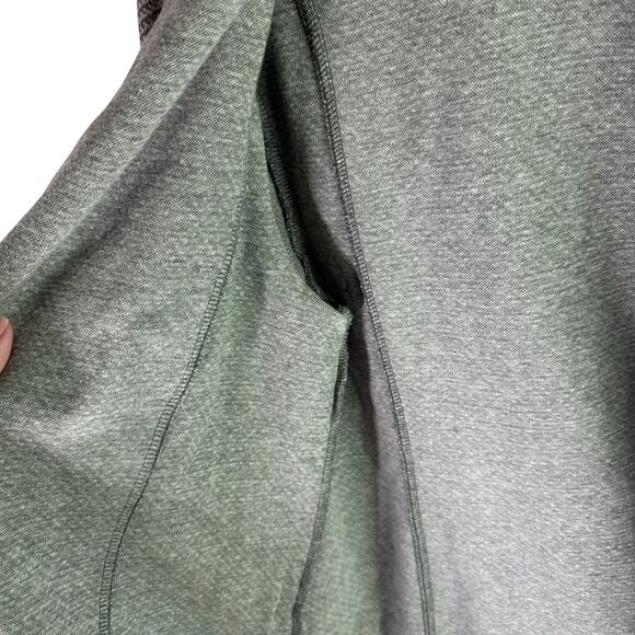 T By Talbots Women's Medium Gray Asymmetrical Zip Moto Sweater Jacket Athleisure - Picture 6 of 10